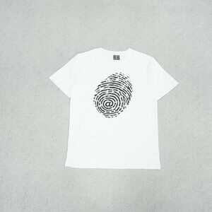 Always White Personalized Fingerprint Short Sleeve T Shirt